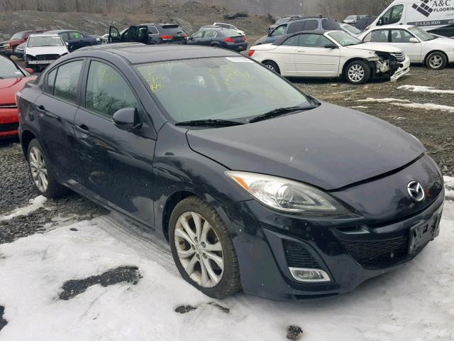 JM1BL1S69A1129535 - 2010 MAZDA 3 S BLACK photo 1