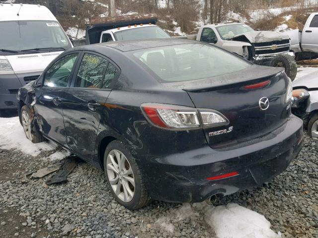 JM1BL1S69A1129535 - 2010 MAZDA 3 S BLACK photo 3