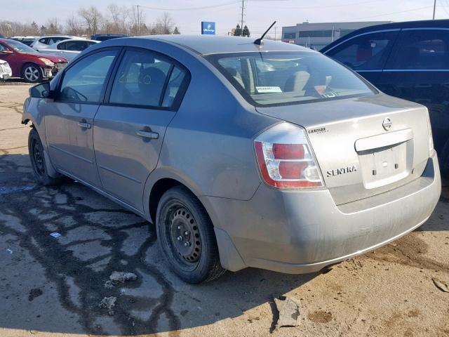 3N1AB61E28L616568 - 2008 NISSAN SENTRA 2.0 GRAY photo 3