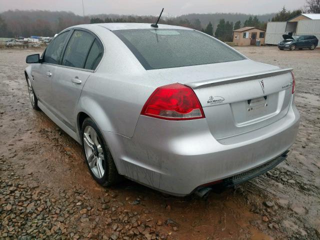 6G2ER57799L235821 - 2009 PONTIAC G8 SILVER photo 3