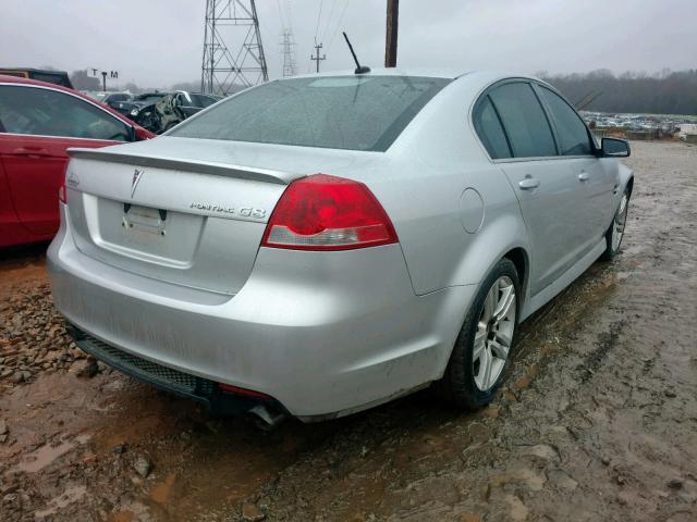 6G2ER57799L235821 - 2009 PONTIAC G8 SILVER photo 4