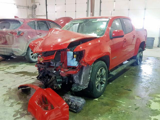 1GCGTBEN4H1249025 - 2017 CHEVROLET COLORADO RED photo 2