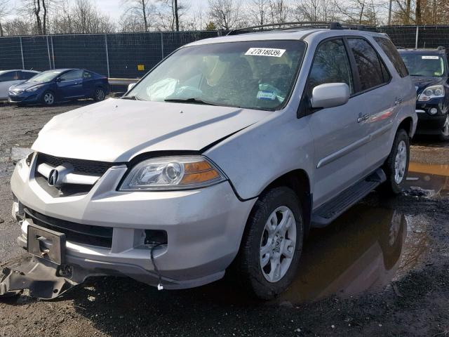 2HNYD18834H527548 - 2004 ACURA MDX TOURIN SILVER photo 2