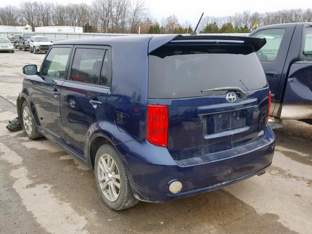 JTLKE50E781055445 - 2008 TOYOTA SCION XB 蓝色 照片 3