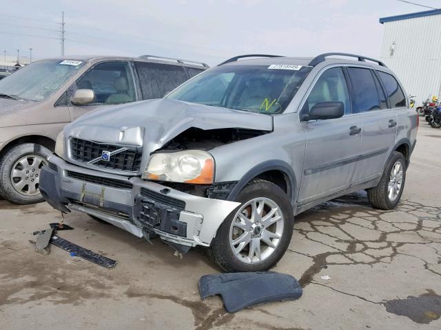 YV1CZ911851194092 - 2005 VOLVO XC90 T6 SILVER photo 2