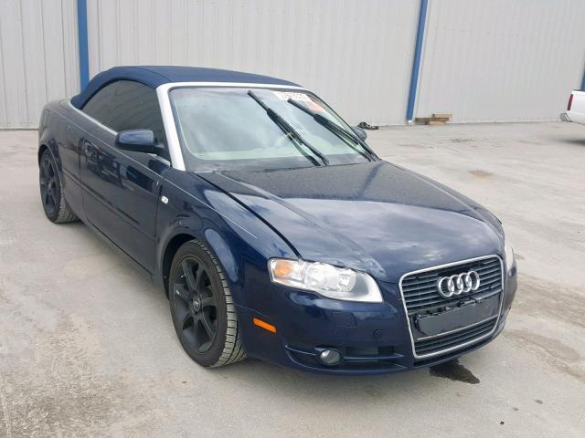 WAUAF48H28K003838 - 2008 AUDI A4 2.0T CA BLACK photo 1