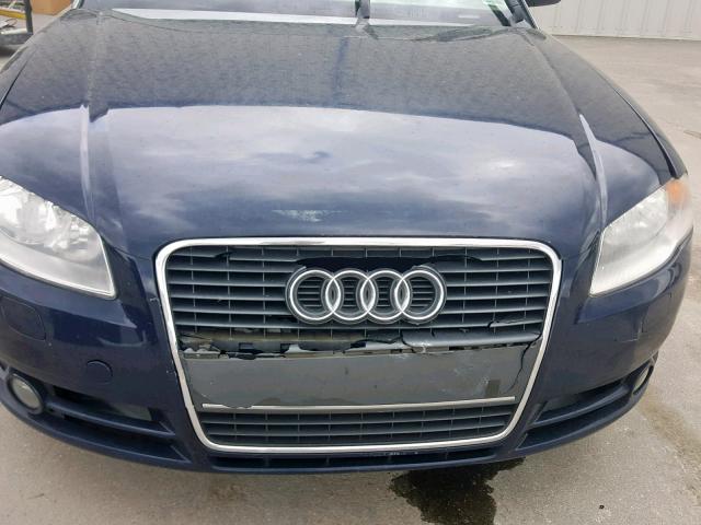 WAUAF48H28K003838 - 2008 AUDI A4 2.0T CA BLACK photo 9