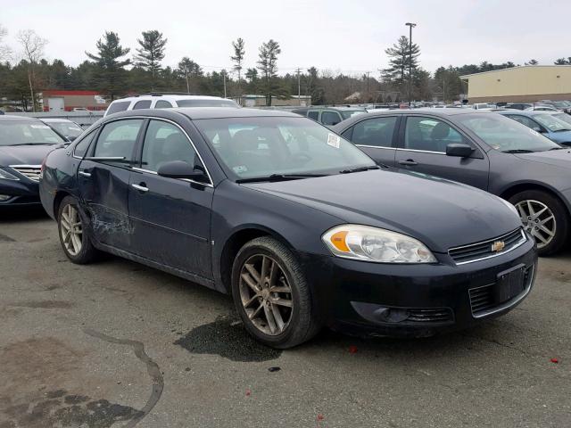 2G1WU583989240376 - 2008 CHEVROLET IMPALA LTZ BLACK photo 1