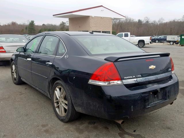 2G1WU583989240376 - 2008 CHEVROLET IMPALA LTZ BLACK photo 3