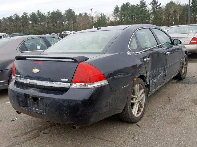 2G1WU583989240376 - 2008 CHEVROLET IMPALA LTZ BLACK photo 4