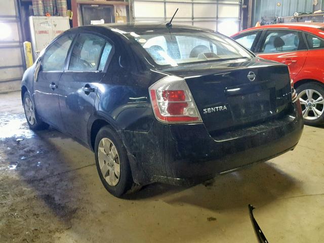 3N1AB61E67L706644 - 2007 NISSAN SENTRA 2.0 BLACK photo 3