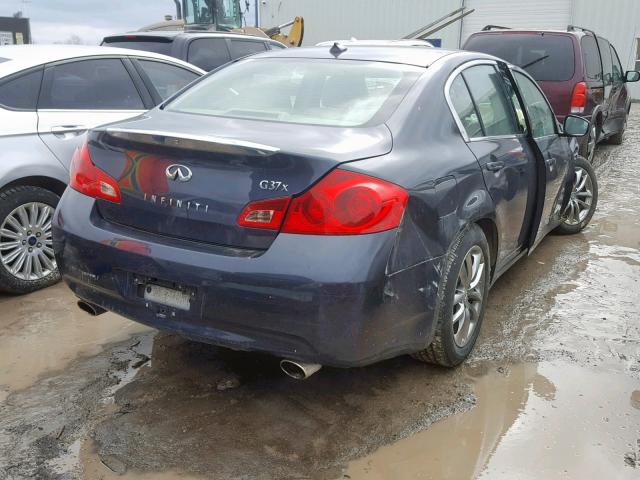 JNKCV61FX9M356884 - 2009 INFINITI G37 GRAY photo 4