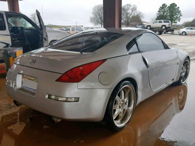 JN1AZ34D46M309208 - 2006 NISSAN 350Z COUPE SILVER photo 4