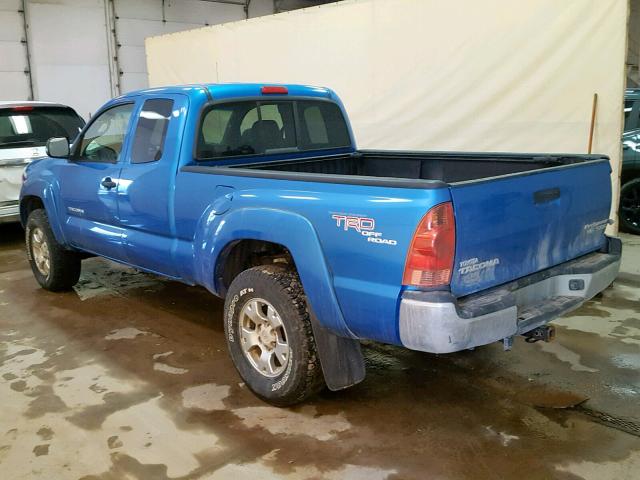 5TETU62NX5Z140982 - 2005 TOYOTA TACOMA PRE BLUE photo 3