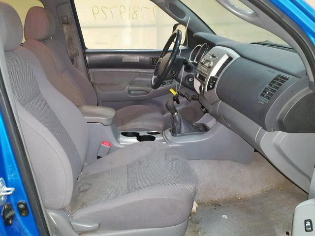 5TETU62NX5Z140982 - 2005 TOYOTA TACOMA PRE BLUE photo 5