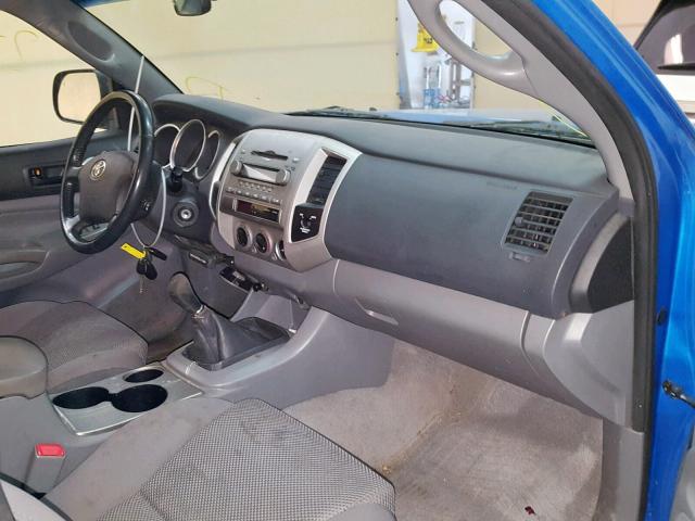 5TETU62NX5Z140982 - 2005 TOYOTA TACOMA PRE BLUE photo 9