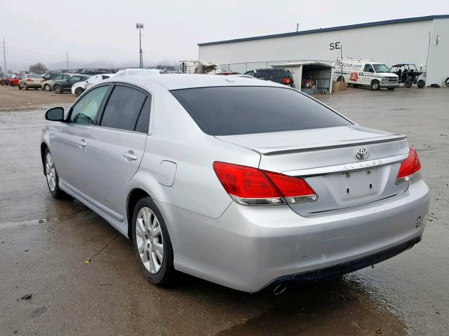 4T1BK3DB7BU440076 - 2011 TOYOTA AVALON BAS SILVER photo 3