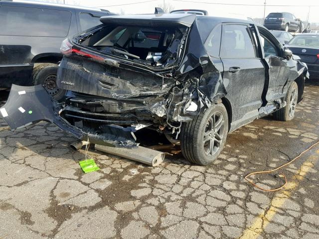 2FMPK4J91JBC31482 - 2018 FORD EDGE SEL BLACK photo 4