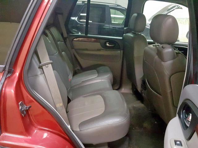 1GKDT13S832349304 - 2003 GMC ENVOY BURGUNDY photo 6