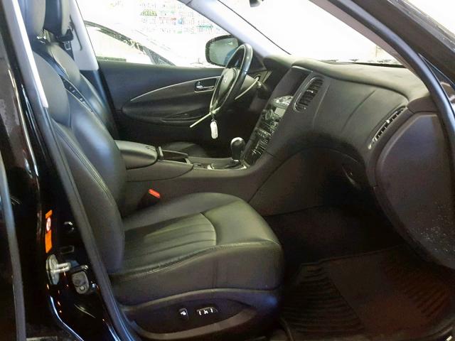 JNKAJ09F88M352156 - 2008 INFINITI EX35 BASE BLACK photo 5