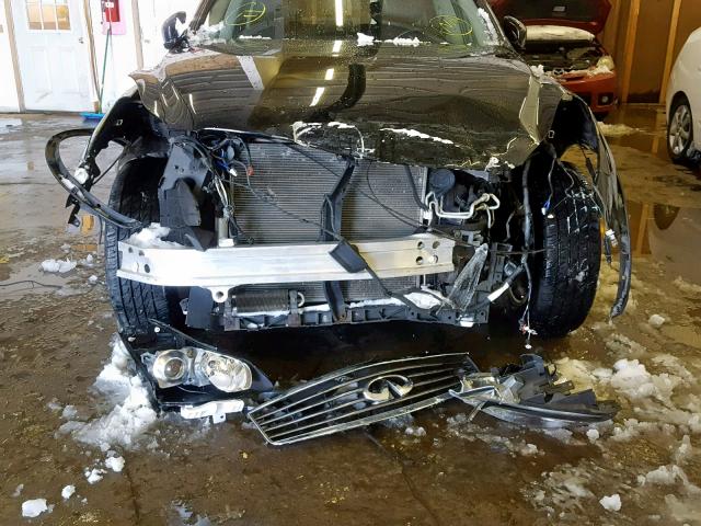 JNKAJ09F88M352156 - 2008 INFINITI EX35 BASE BLACK photo 9