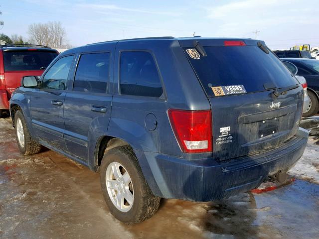 1J8HR48PX7C639473 - 2007 JEEP GRAND CHER BLUE photo 3