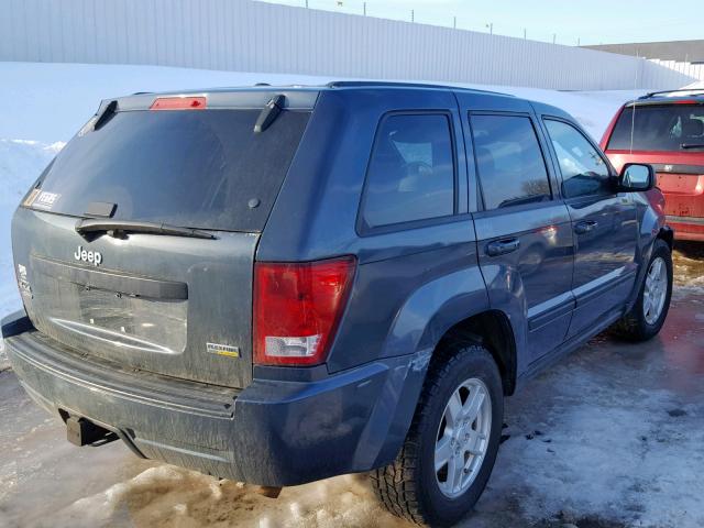 1J8HR48PX7C639473 - 2007 JEEP GRAND CHER BLUE photo 4