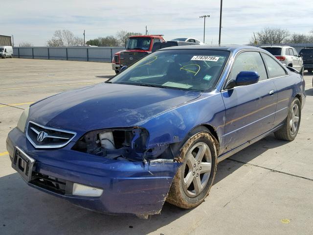 19UYA42671A036984 - 2001 ACURA 3.2CL TYPE BLUE photo 2