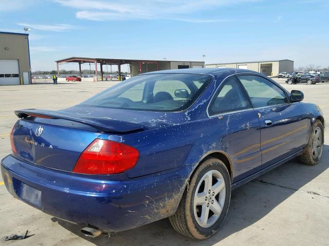 19UYA42671A036984 - 2001 ACURA 3.2CL TYPE BLUE photo 4
