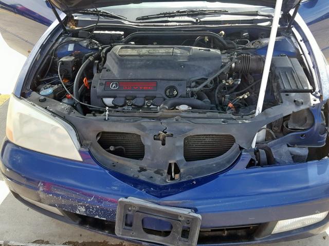 19UYA42671A036984 - 2001 ACURA 3.2CL TYPE BLUE photo 7