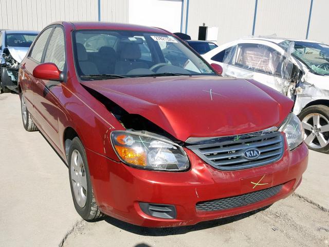 KNAFE221295651284 - 2009 KIA SPECTRA EX RED photo 1