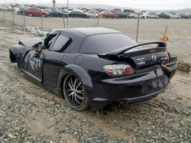 JM1FE17N650157705 - 2005 MAZDA RX8 BLACK photo 3