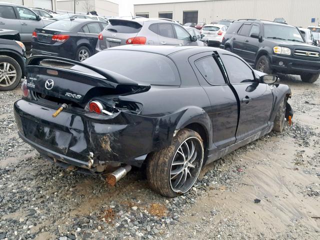 JM1FE17N650157705 - 2005 MAZDA RX8 BLACK photo 4