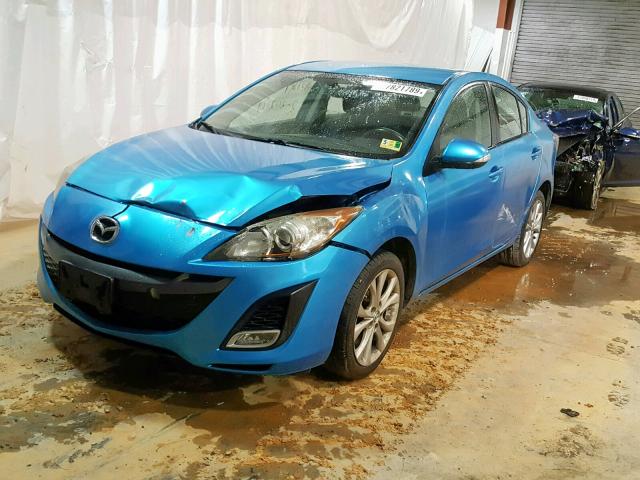 JM1BL1S59A1179410 - 2010 MAZDA 3 S BLUE photo 2