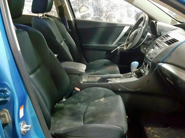 JM1BL1S59A1179410 - 2010 MAZDA 3 S BLUE photo 5