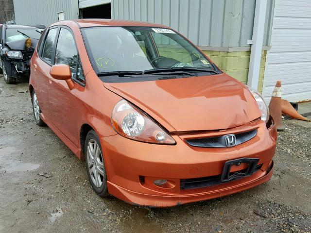 JHMGD38608S033429 - 2008 HONDA FIT ORANGE photo 1