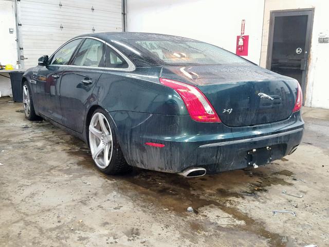 SAJWA1GE7CMV32746 - 2012 JAGUAR XJ SUPERCH GREEN photo 3