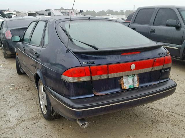 YS3DF55NXV2020584 - 1997 SAAB 900 SE TUR BLUE photo 3