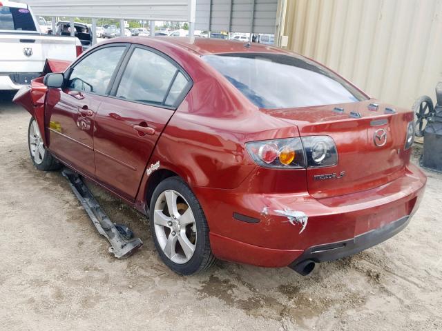 JM1BK323461441533 - 2006 MAZDA 3 S RED photo 3