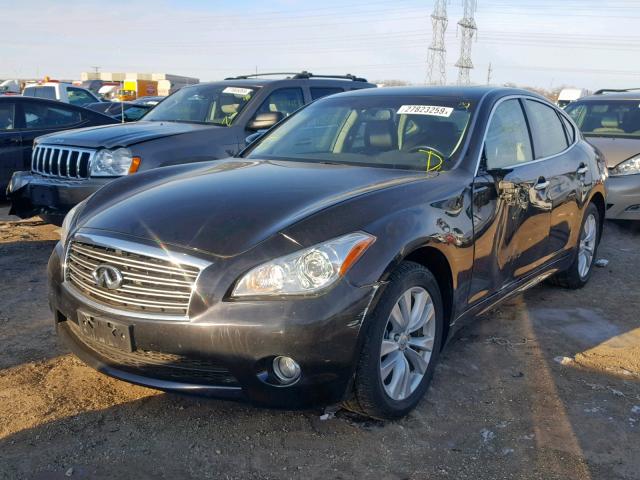 JN1BY1AR8BM371409 - 2011 INFINITI M37 X BLACK photo 2