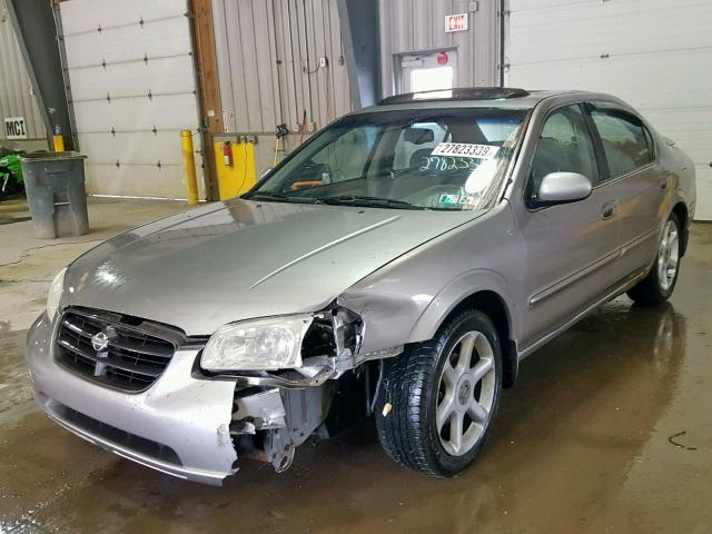 JN1CA31A71T112929 - 2001 NISSAN MAXIMA GXE GRAY photo 2