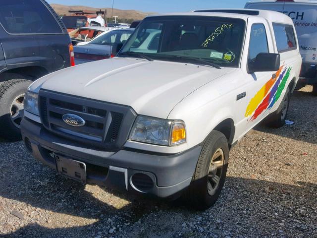 1FTYR10D39PA32415 - 2009 FORD RANGER WHITE photo 2