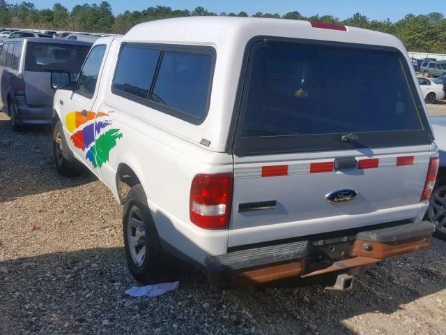 1FTYR10D39PA32415 - 2009 FORD RANGER WHITE photo 3