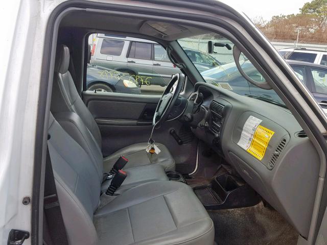 1FTYR10D39PA32415 - 2009 FORD RANGER WHITE photo 5