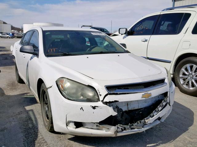 1G1ZA5E01AF113831 - 2010 CHEVROLET MALIBU LS WHITE photo 1