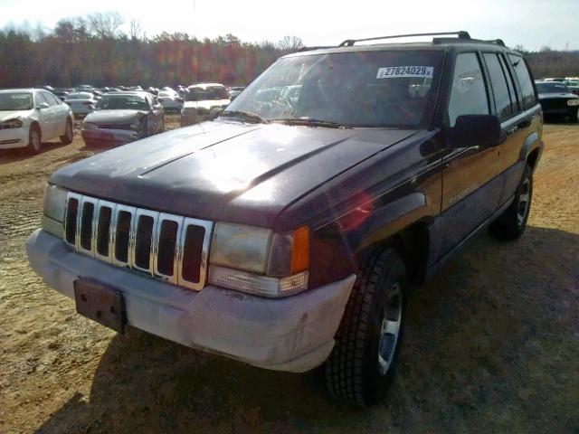 1J4GZ58SXTC394658 - 1996 JEEP GRAND CHER BLACK photo 2