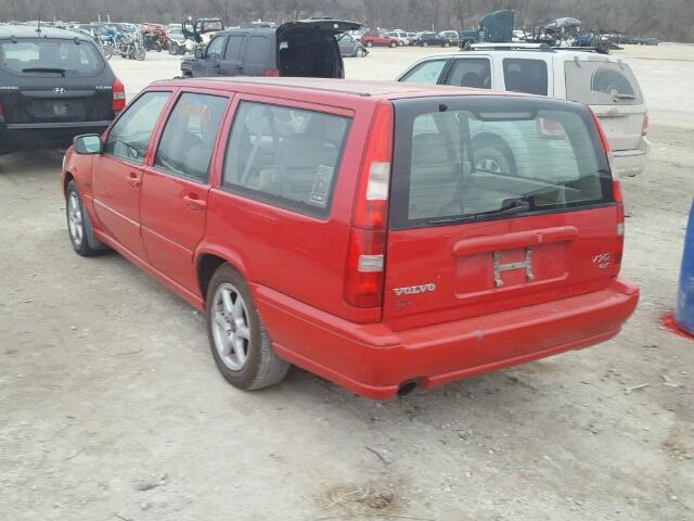 YV1LW5671W2435727 - 1998 VOLVO V70 GLT RED photo 3