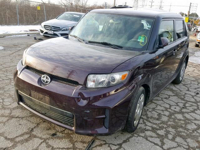 JTLZE4FEXCJ012436 - 2012 TOYOTA SCION XB 紫色 照片 2