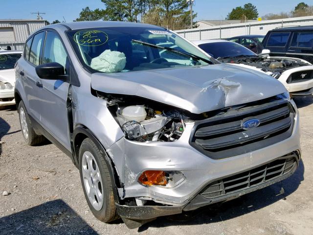 1FMCU0F71JUB96753 - 2018 FORD ESCAPE S SILVER photo 1