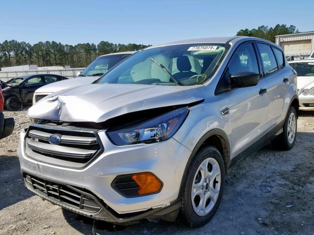 1FMCU0F71JUB96753 - 2018 FORD ESCAPE S SILVER photo 2